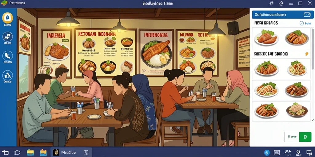 Tampilan antarmuka yang ramah pengguna.