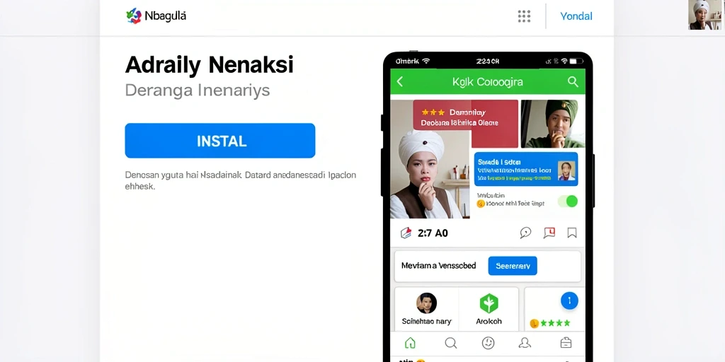 Tampilan antarmuka yang menarik dan mudah dinavigasi.
