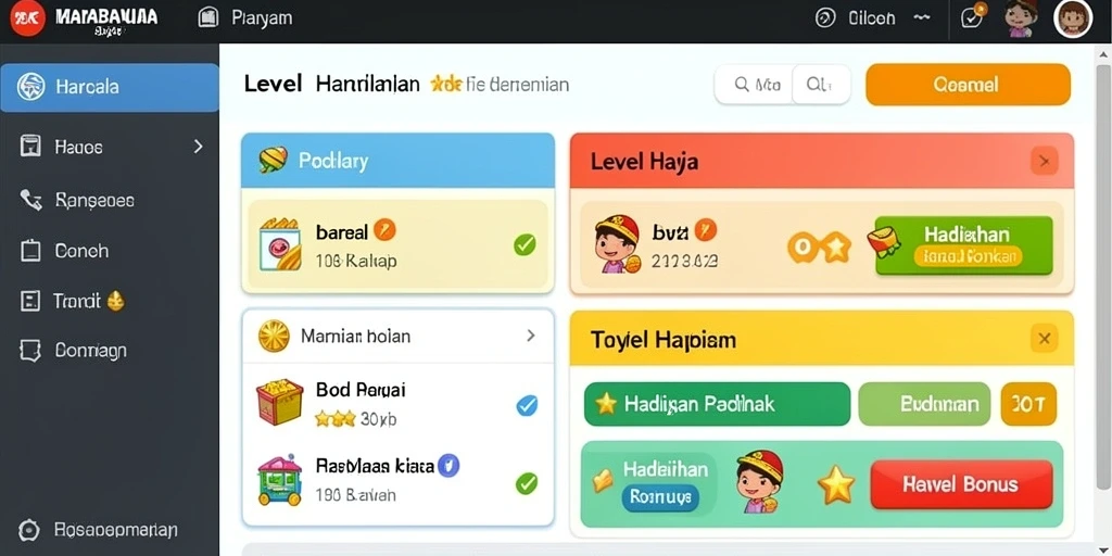 Tampilan antarmuka yang menarik dan user-friendly.
