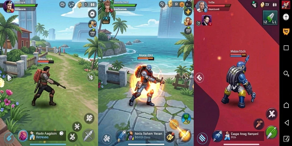 Screenshot menunjukkan antarmuka permainan yang menarik dan responsif.
