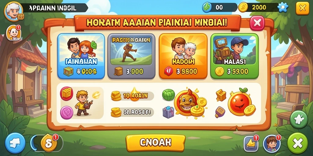 Tampilan antarmuka yang menarik dan user-friendly.