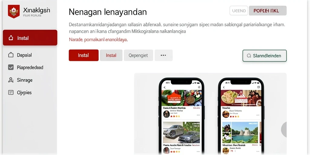 Tampilan antarmuka LUCKYDF yang user-friendly.