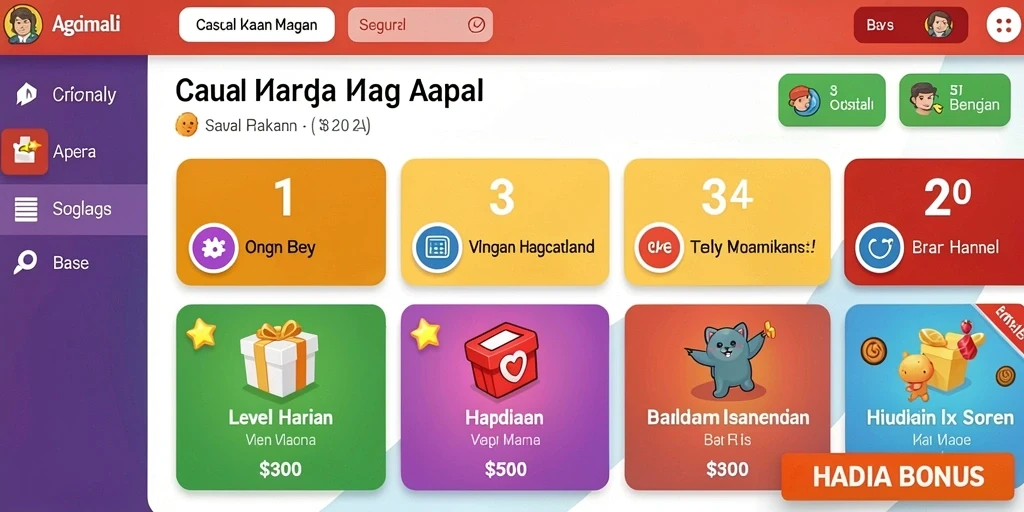 Tampilan antarmuka yang memikat dan mudah dipahami.