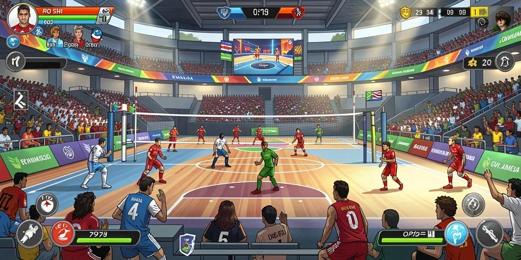 Tampilan layar utama REBAHIN yang menarik.