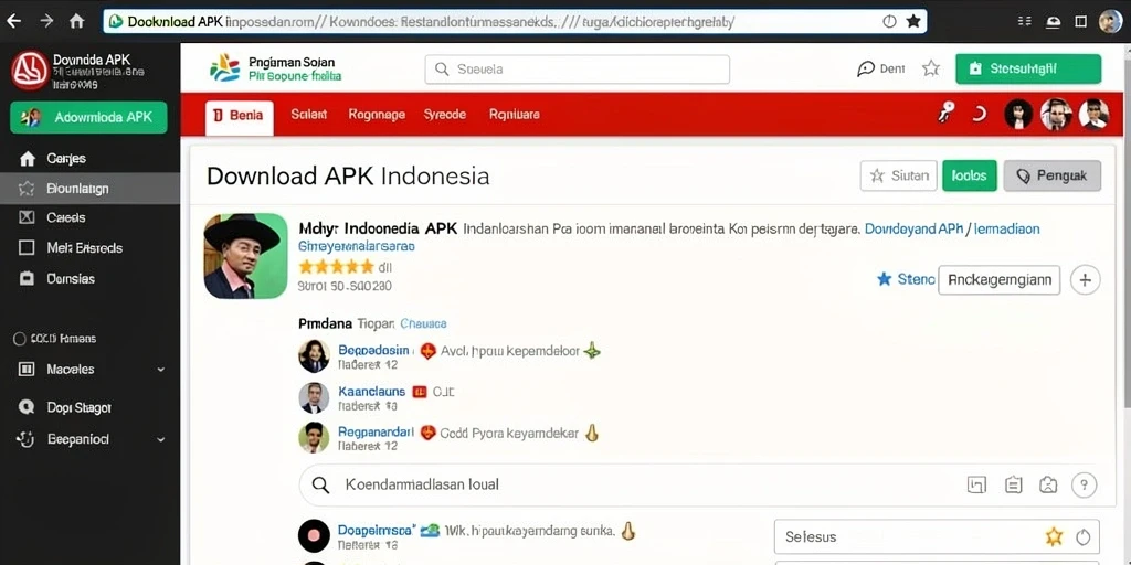 Tampilan antarmuka yang intuitif dan menarik.