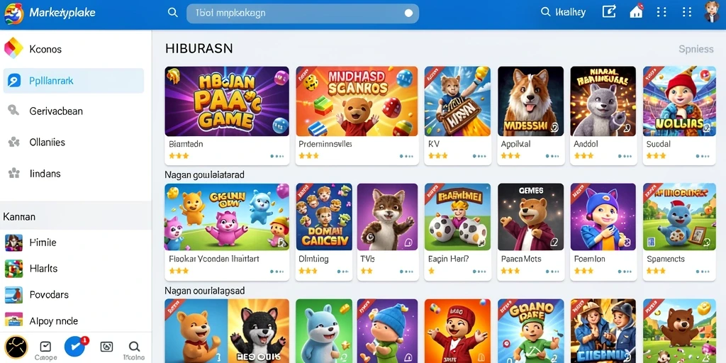 Tampilan menarik dari antarmuka pengguna aplikasi.