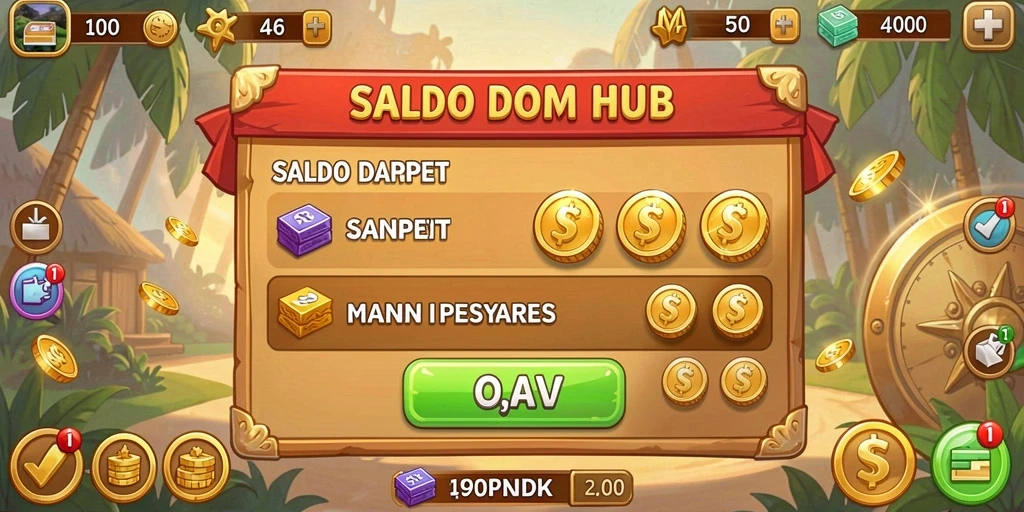Tampilan awal game dengan karakter utama yang menantang.
